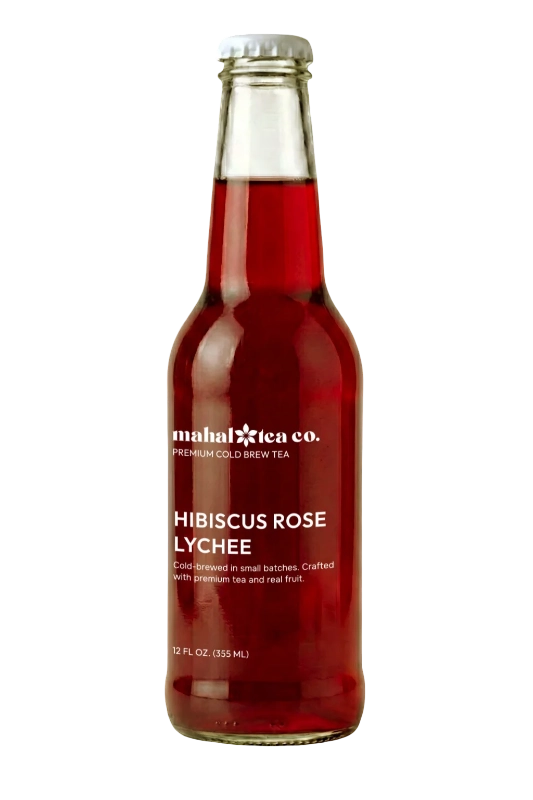 Bottle of Mahal Tea Co. cold-brewed tea